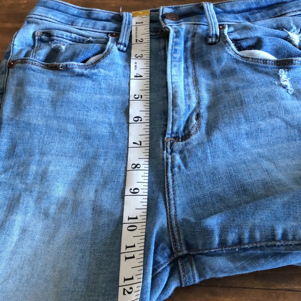 Abercrombie & Fitch Curve Love The Skinny High Rise Jeans Raw Hem Size 26 - Picture 12 of 15